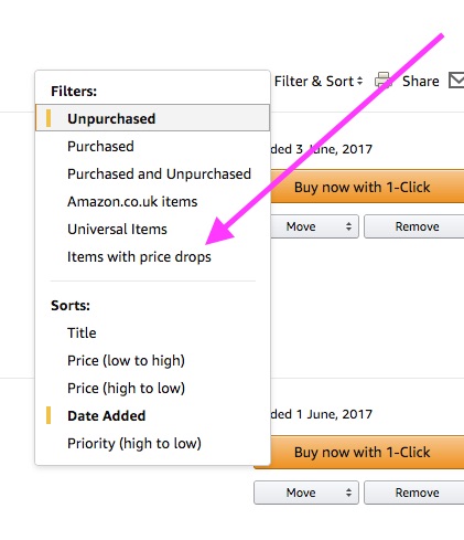 WishiList_Items_with_Price_Drop